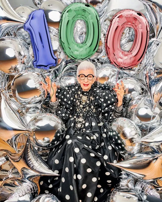 Iris Apfel Celebrated 100 Years - Her Iconic Style with 10 Amazing