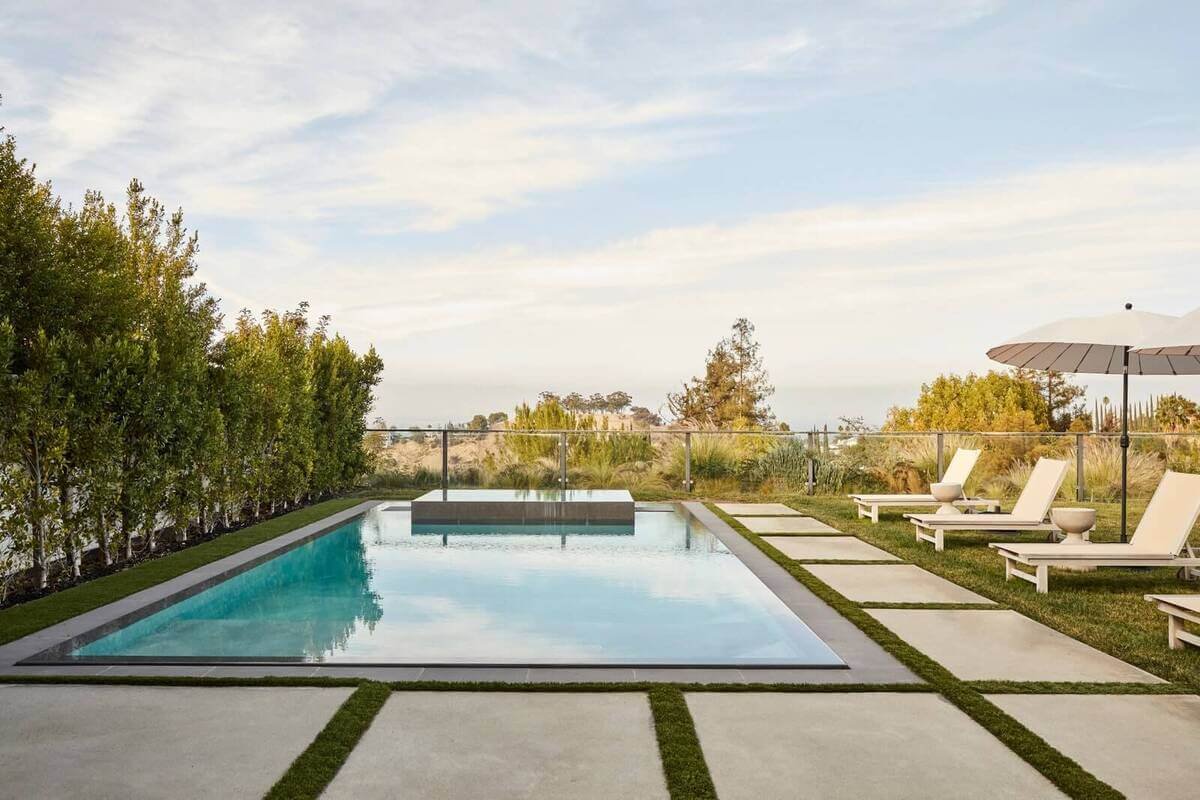 minimalistic home pool
