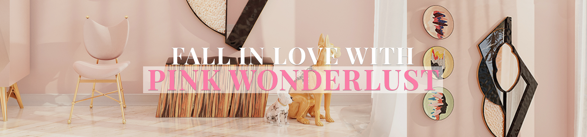 Pink Wonderlust Banner