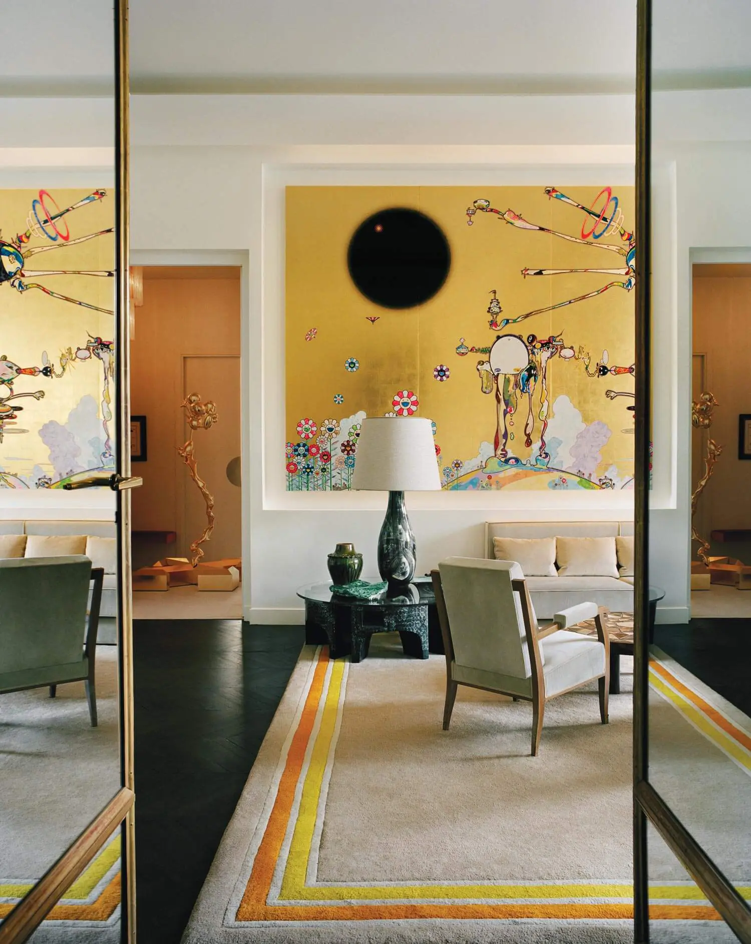 Paris Apartment Where The Art By Takashi Murakami Reigns