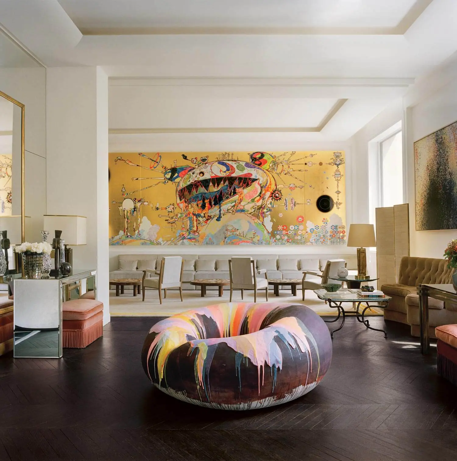 Paris Apartment Where The Art By Takashi Murakami Reigns