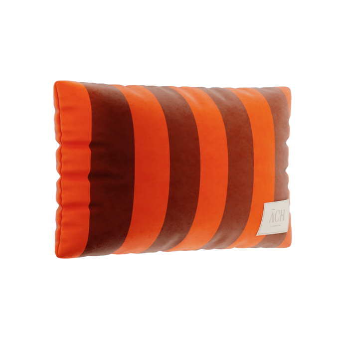 ACHCUSH137-003-ach-collection-homeware-orange-iron-rectangular-cushion-30x50-quarter Orange Iron Rectangle