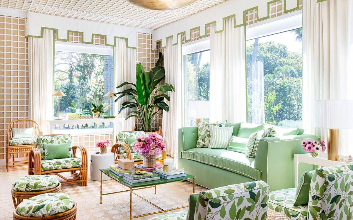 pastel living room decor