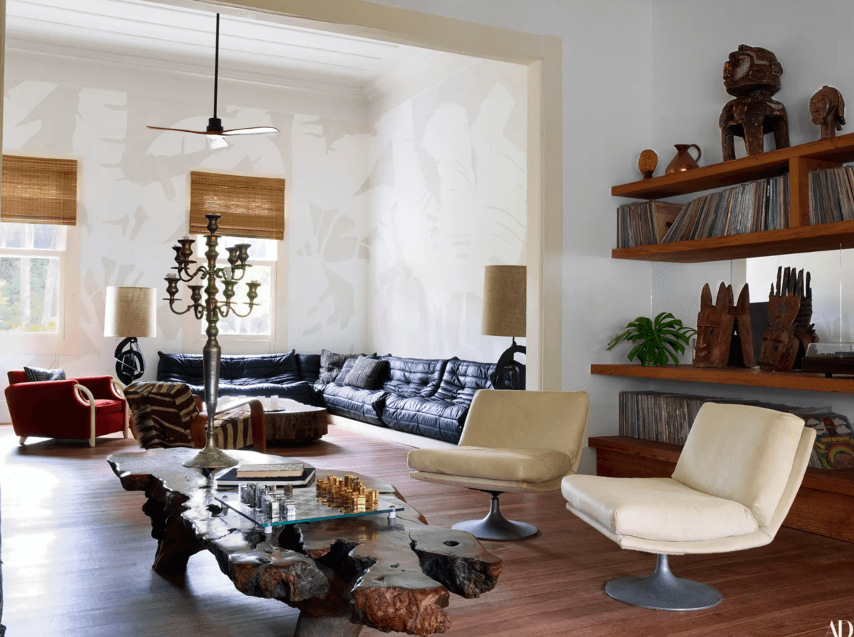 Lenny Kravitz living room