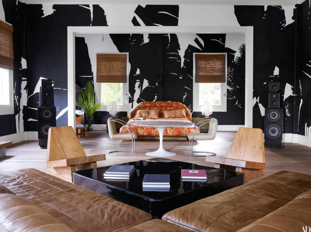 Lenny Kravitz bedroom decor 