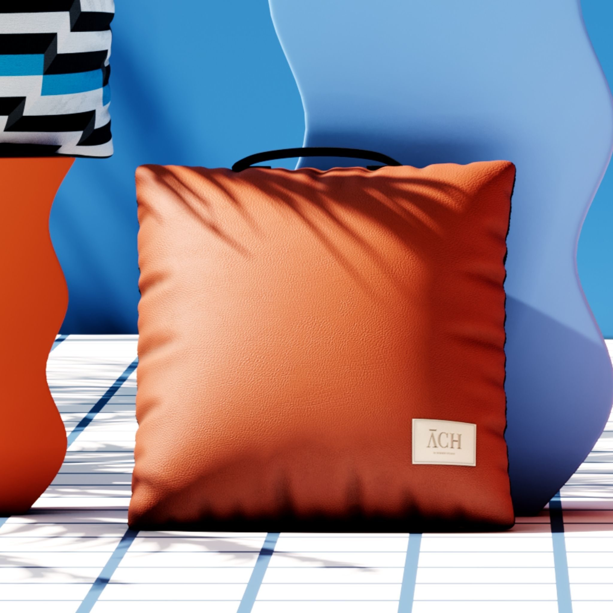 outdoor pillow collection for a modern outdoor decoration